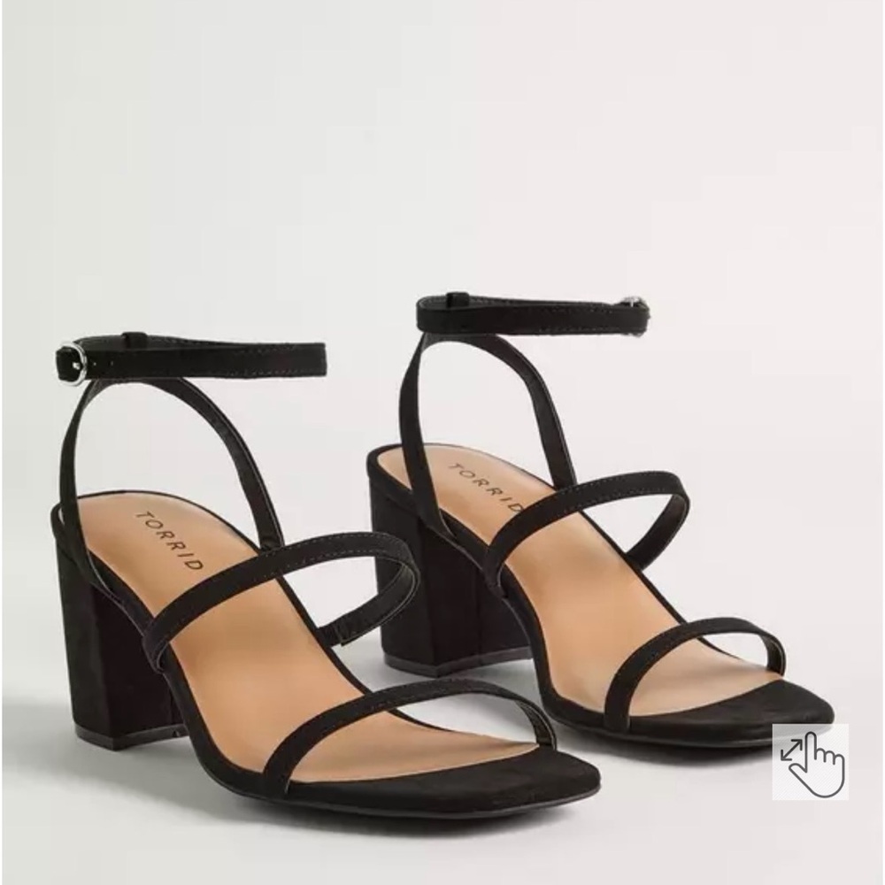 Torrid Black Strappy Heels